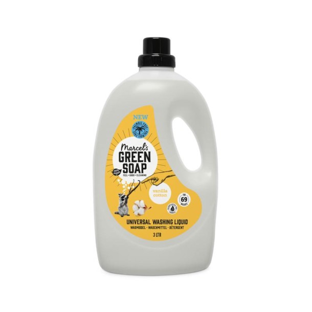 Marcel's GR Soap Wasmiddel vanille & katoen (3000 Milliliter)