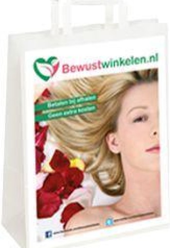 Bewustwinkelen Papieren draagtasje 26 x 10 x 33 (250 Stuks)