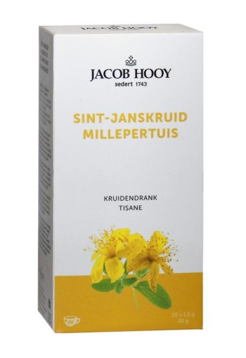Jacob Hooy Sint Janskruid theezakjes gold (20 Zakjes)