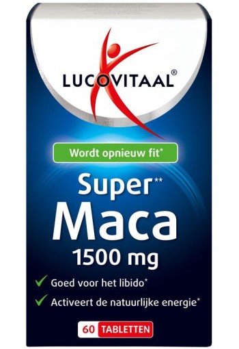 Lucovitaal Maca super 1500mg (60 Tabletten)