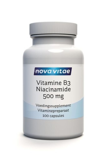Nova Vitae Vitamine B3 niacinamide 500mg (100 Capsules)