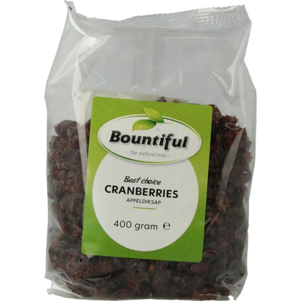 Bountiful Cranberries appeldiksap (400 Gram)