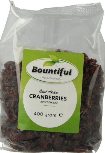 Bountiful Cranberries appeldiksap (400 Gram)