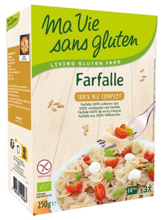 Ma Vie Sans Farfalle volkoren rijst bio (250 Gram)