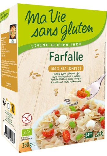 Ma Vie Sans Farfalle volkoren rijst bio (250 Gram)