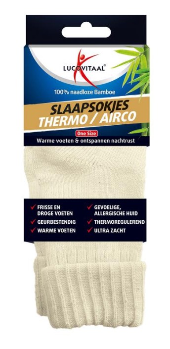 Lucovitaal Bamboe slaapsokjes (1 Paar)