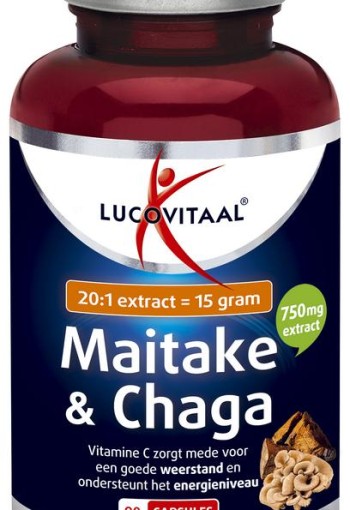 Lucovitaal Maitake & chaga (90 Capsules)