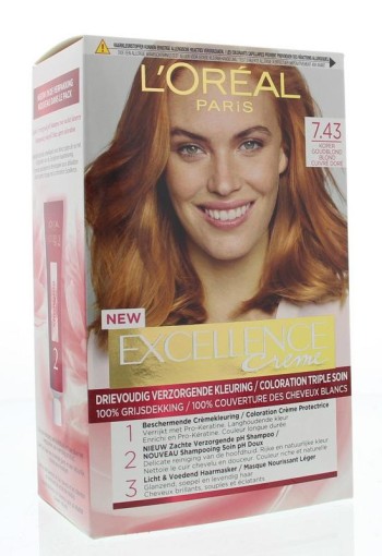 Excellence Excellence 7.43 koper goudblond (1 Set)