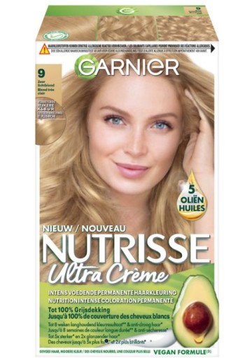 Nutrisse Nutrisse 9 zeer licht blond (1 Set)
