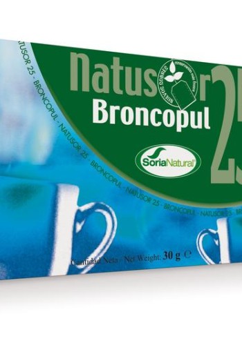 Soria Natural Natusor 25 Broncopul kruideninfusie (20 Zakjes)