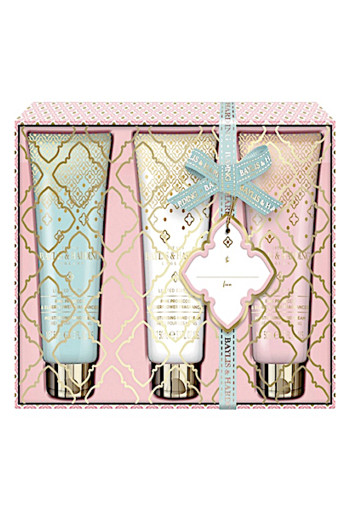 Baylis & Harding Pink Prosecco & Elderflower Hand Cream Geschenkset 3 stuks