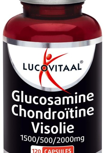 Lucovitaal Glucosamine chondroitine visolie (120 Capsules)