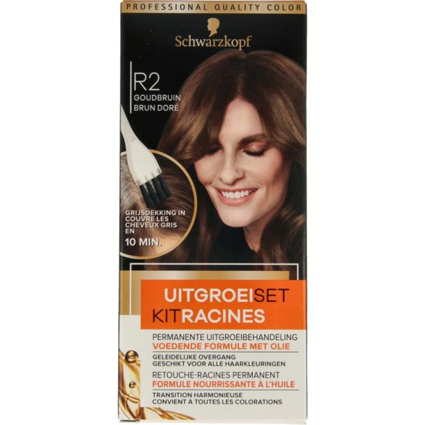 Schwarzkopf Vital uitgroeiset goudbruin (11 Milliliter)