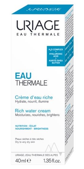 Uriage Mineraal water rijke water creme (40 Milliliter)