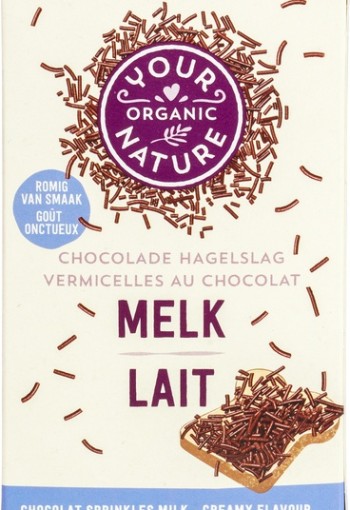 Your Organic Nat Hagelslag melk bio (225 Gram)