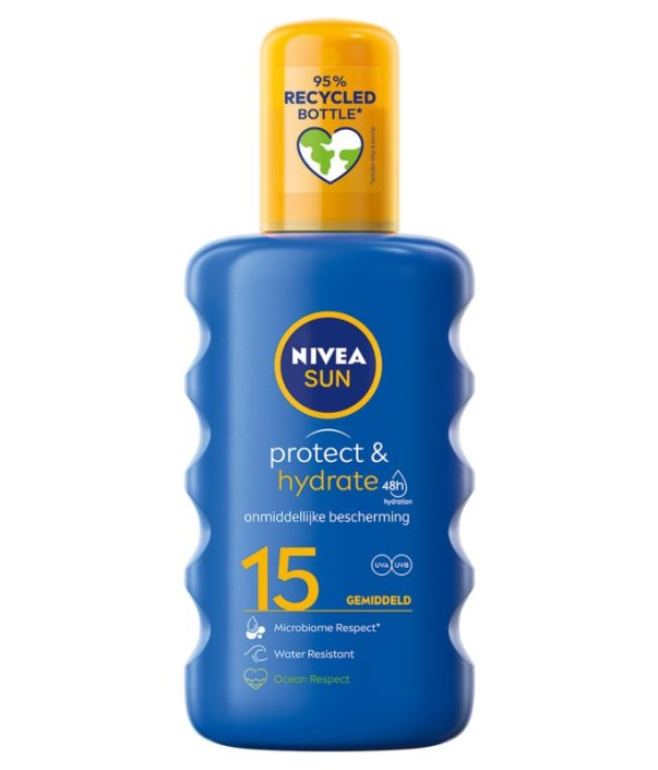 Nivea Sun protect & hydrate zonnespray SPF15 (200 Milliliter)