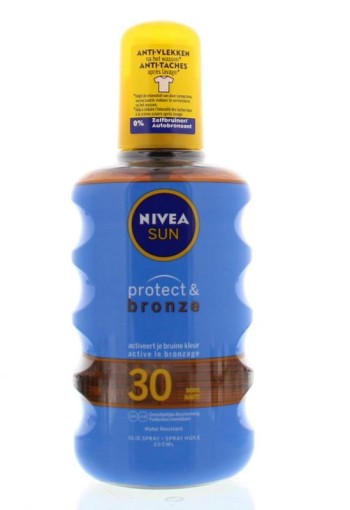 Nivea Sun protect & bronze olie spray SPF30 (200 Milliliter)