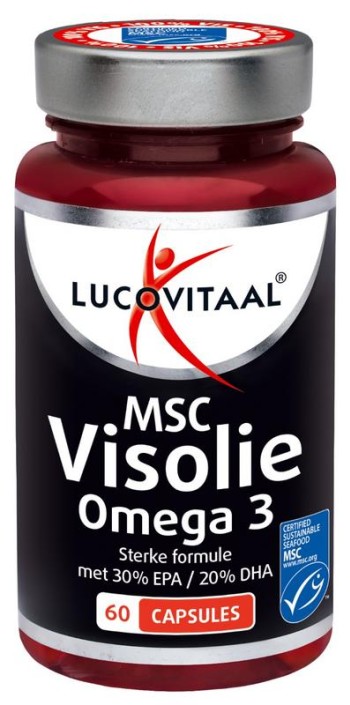 Lucovitaal MSC visolie omega 3 (60 Capsules)
