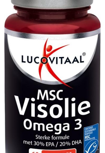 Lucovitaal MSC visolie omega 3 (60 Capsules)