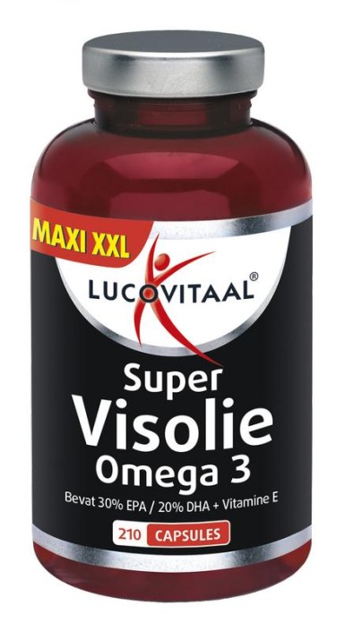 Lucovitaal Visolie super omega 3 xxl (210 Capsules)