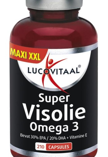 Lucovitaal Visolie super omega 3 xxl (210 Capsules)