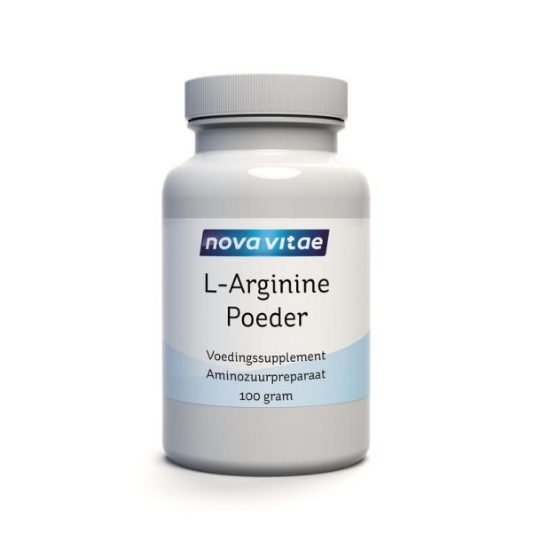 Nova Vitae L-Arginine poeder (100 Gram)