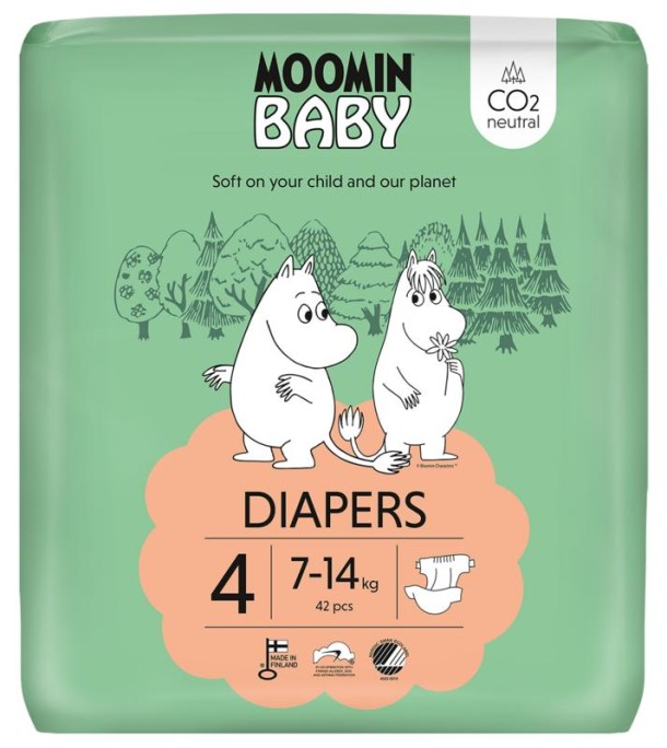 Moomin Baby luiers maat 4 (42 Stuks)