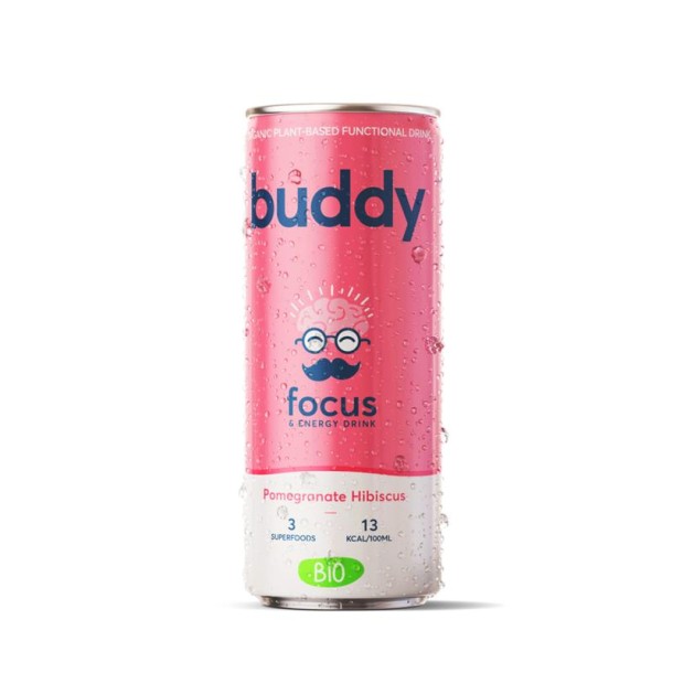 Buddy Drink pomegranate hibiscus bio (250 Milliliter)