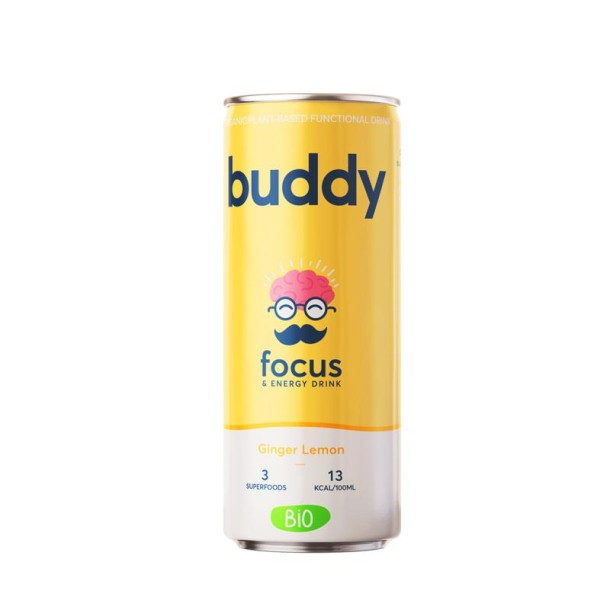 Buddy Drink ginger & lemon bio (250 Milliliter)