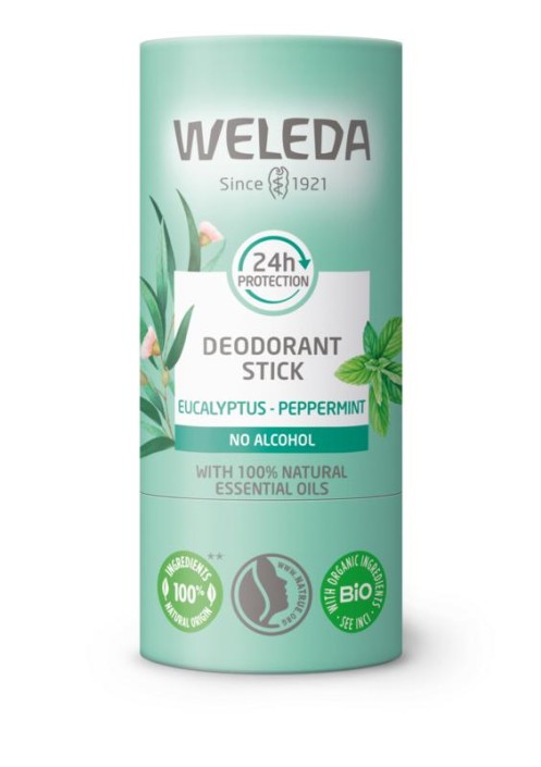 Weleda Deodorant stick eucalyptus + peppermint 24U (50 Gram)