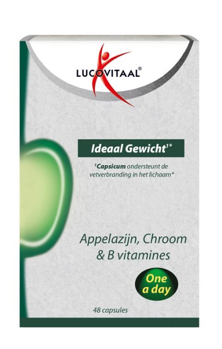 Lucovitaal Ideaal gewicht appelazijn (48 Capsules)