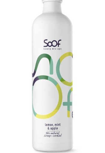 Soof Drinks Siroop citroen munt & appel (340 Milliliter)