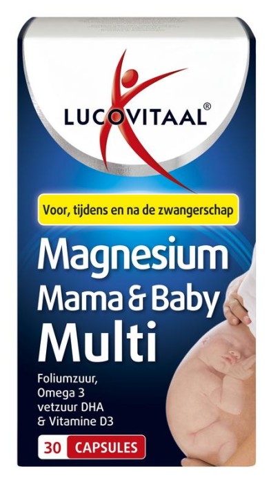 Lucovitaal Magnesium mama & baby multi (30 Capsules)