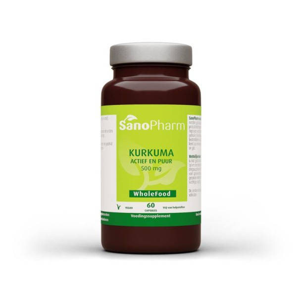 Sanopharm Kurkuma wholefood (60 Capsules)