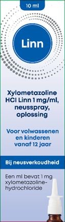 Linn Neusspray xylometazoline 1mg (10 Milliliter)