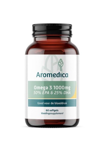 Aromedica Omega 3 50% EPA 25% DHA 1000mg (60 Softgels)