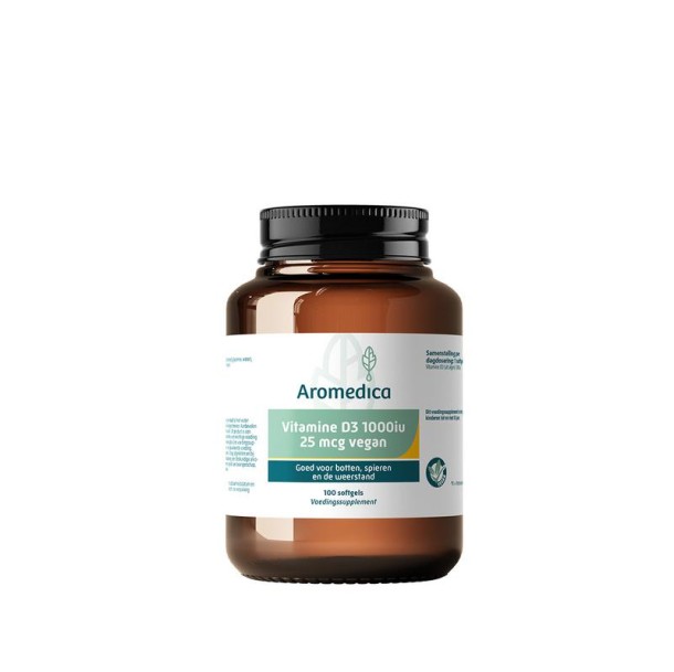 Aromedica Vitamine D3 25mcg vegan (100 Softgels)