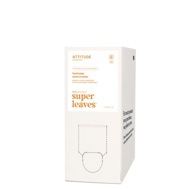 Attitude Super leaves handzeep orange leaves eco refill (2 Liter)