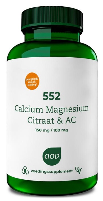 AOV 552 Calcium & magnesium citraat AC (60 Tabletten)