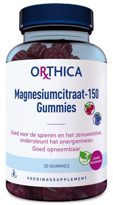 Orthica Magnesiumcitraat 150 (30 Gummies)