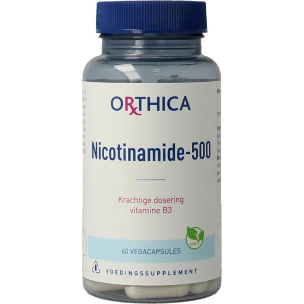 Orthica Nicotinamide 500 (60 Vegetarische capsules)