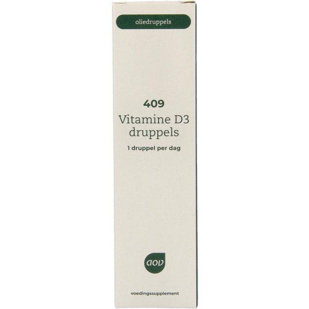 AOV 409 Vitamine D3 druppels 25mcg (15 Milliliter)