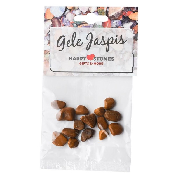Happy Stones Gele jaspis (1 Stuks)