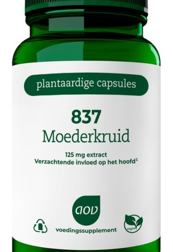 AOV 837 Moederkruid (60 Vegetarische capsules)