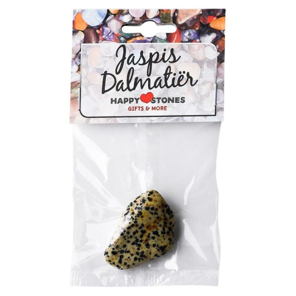 Happy Stones Jaspis dalmatier (1 Stuks)