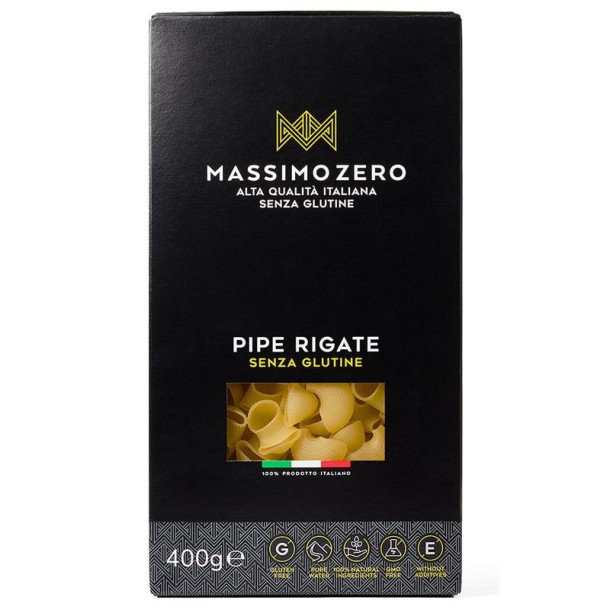 Massimo Zero Pipe rigate glutenvrij (400 Gram)