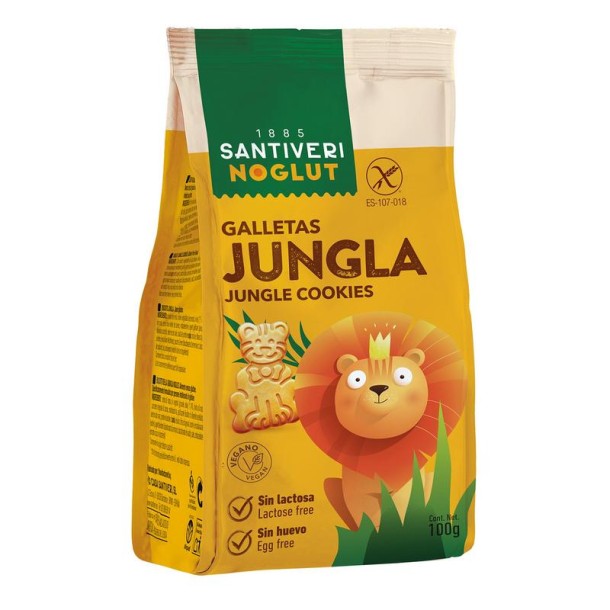 Santiveri Jungle koekjes naturel glutenvrij (100 Gram)