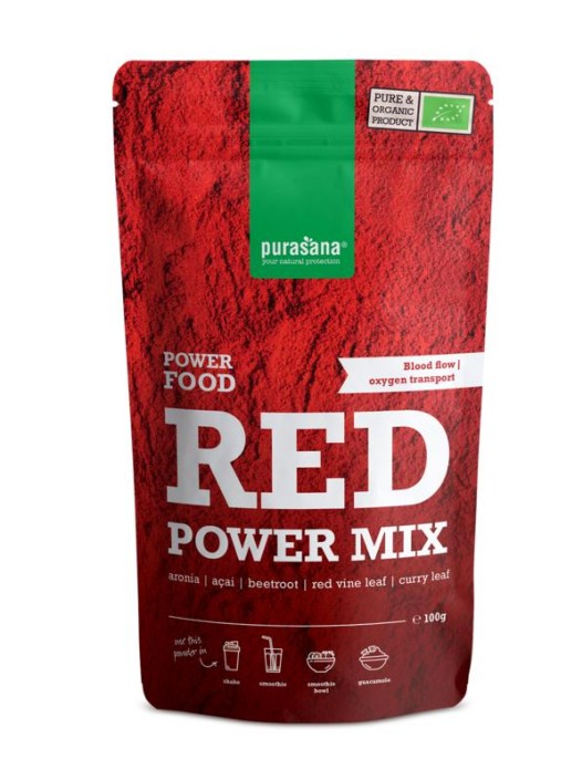 Purasana Red power mix bio (100 Gram)