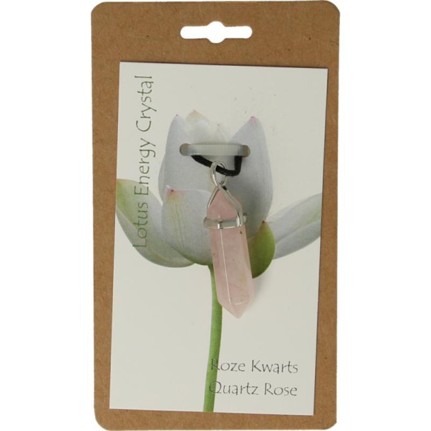 Steengoed Energiekristal roze kwarts (1 Stuks)