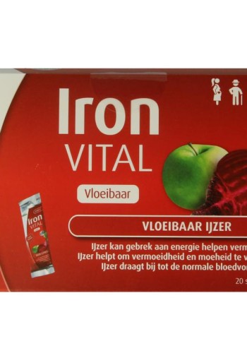 Hubner Iron vital vloeibaar ijzer 20x10ml (20 Stuks)